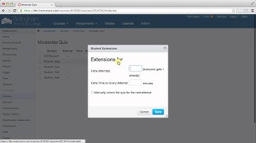 Canvas Tip #5: Giving students more time to complete a quiz