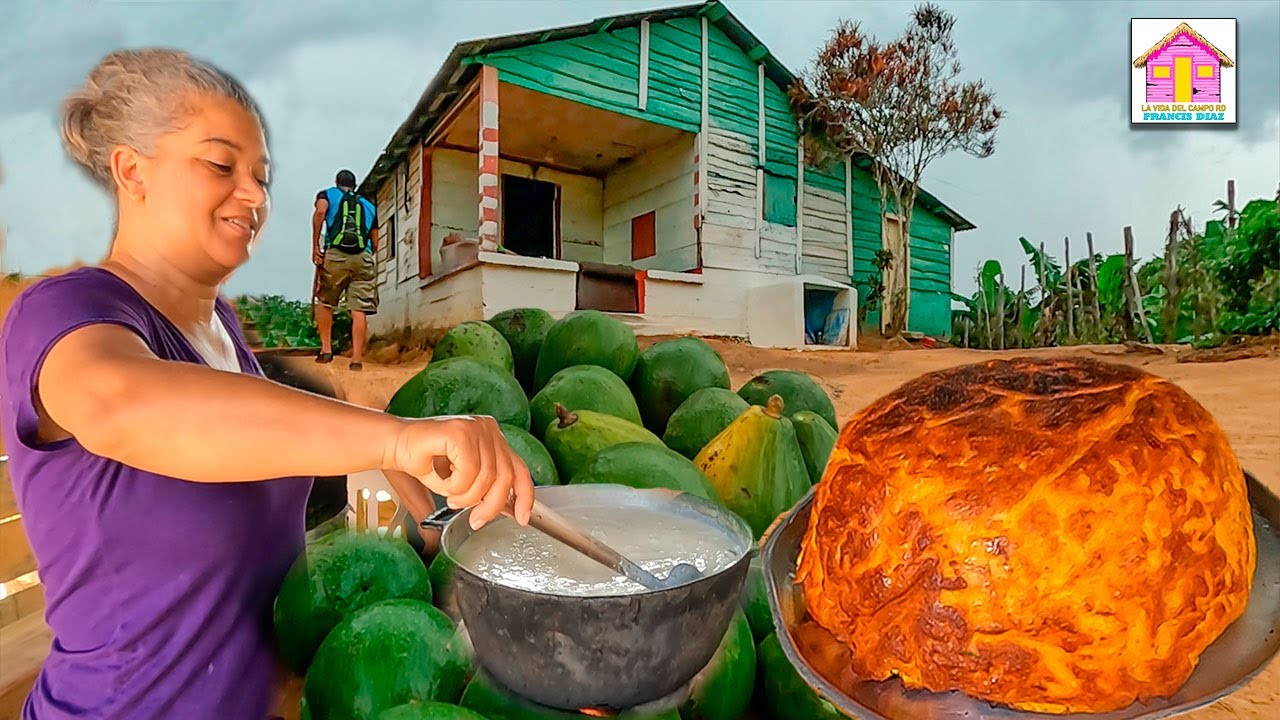 cocinando SANCHOCHO,TORTA O AREPA Y FRUTAS ,FRANCIS DIAZ