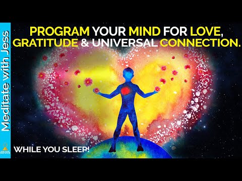 432Hz Enhance Self Love. Affirmations To Reprogram Your Mind While You Sleep.  Gratitude Connection.