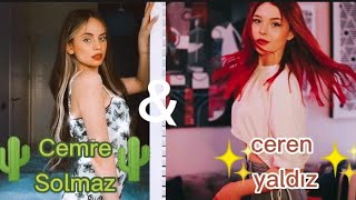 Cemre Solmaz Ceren Yaldız Tik Tok Videoları 2021