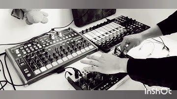 Behringer CRAVE + Arturia Drumbrute #Techno #Jam 130bpm