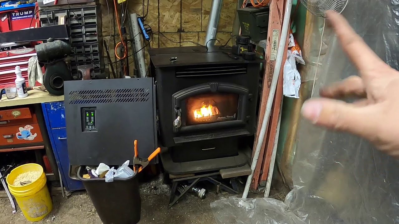 American harvest pellet stove 6039 low limit proof of fire switch #80381  replacement. - YouTube