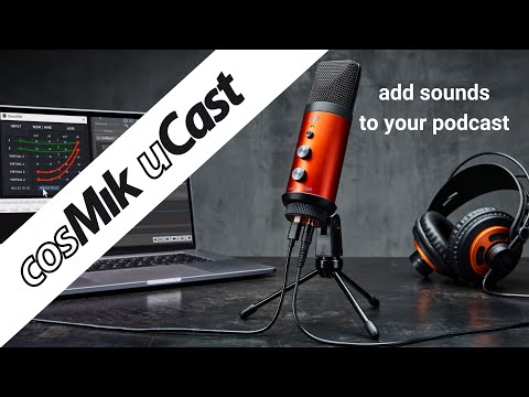 Add sounds to your podcast with cosMik uCast, Wavelab LE & DirectWIRE