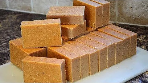 HOW TO MAKE BROWN LAUNDRY SOAP AT HOME.