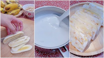 CÁCH LÀM KEM CHUỐI 🍌 TẠI NHÀ SIÊU DỄ | Hoa Phạm TV