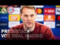 Pressetalk mit Neuer & Tuchel vor Real Madrid - FC Bayern | 🇩🇪