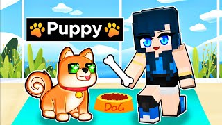 Our helpful PUPPY in Minecraft!