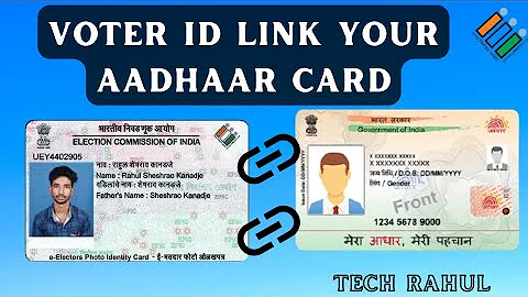 voter card aadhar card link kaise kare 2022 || New Update From Nvsp.in#techrahul#voteridlink