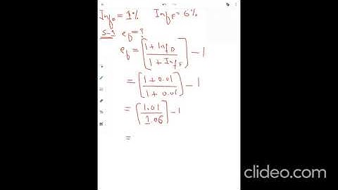 1  Example 1 Purchasing power parity (Inflation and Forward Rate)