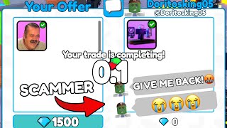 🤣 I SCAMMED a SCAMMER and took back his DJ TV MAN 💀 - Toilet Tower Defense