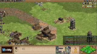 Voobly AOE2 1.6: Arena, 4 vs 4 team game
