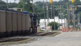 ES44AH 947 & CW44AC 398 lead a slow loaded CSX coal train Southbound with a Nice K5HL!