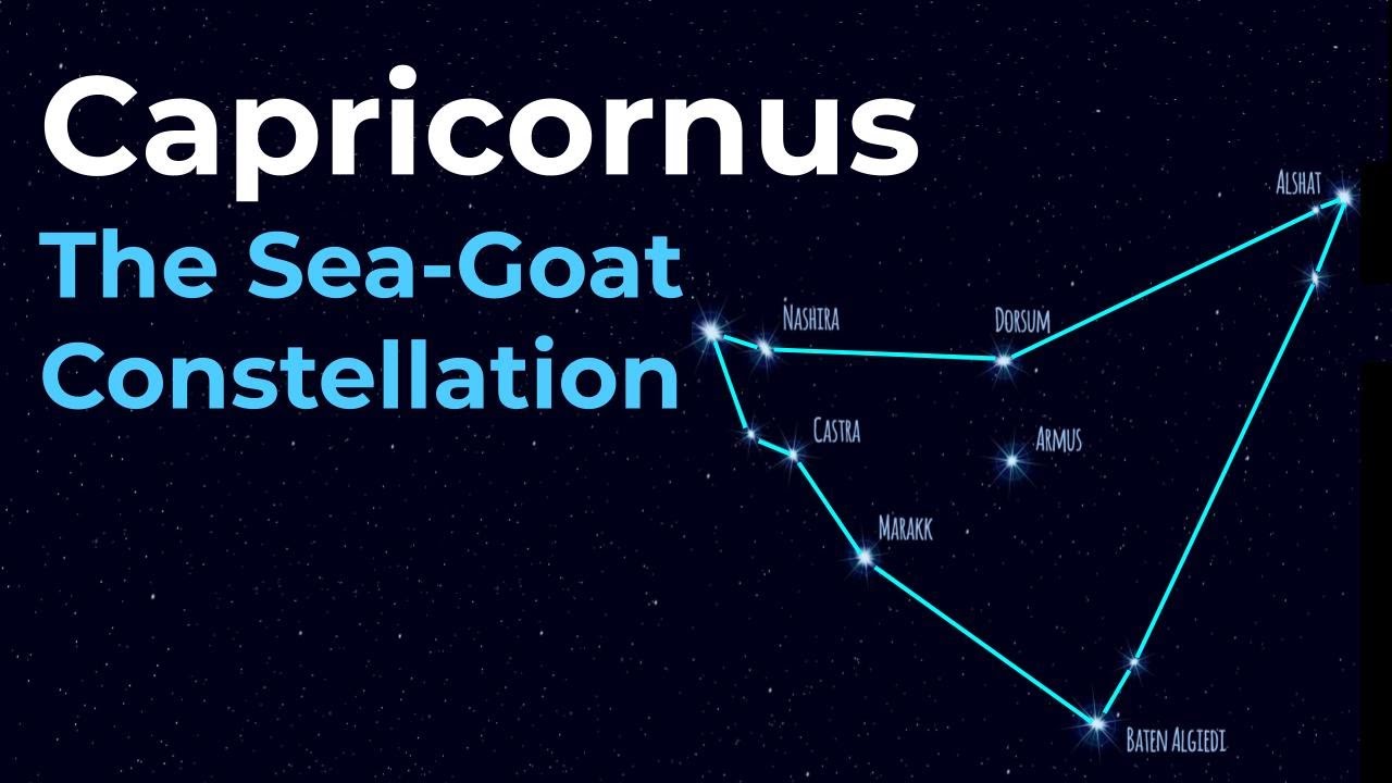 How to Find Capricornus the Sea Goat Constellation of the Zodiac - YouTube