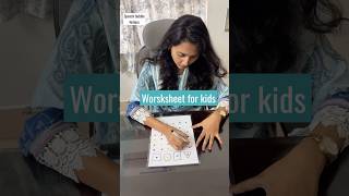 Fun worksheet for kids to improve visual perception 📃📜#worksheet #preschool #activity #viralshort