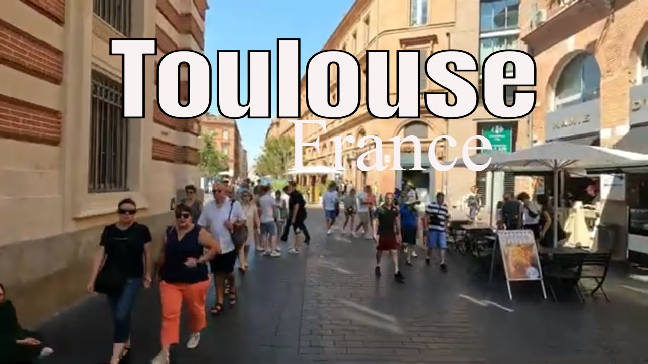 Visiter Toulouse 4K - Driving- French region