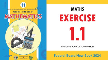 Exercise 1.1 | National Book Foundation | NBF | Chapter No 01| Complex Numbers | Class 11th