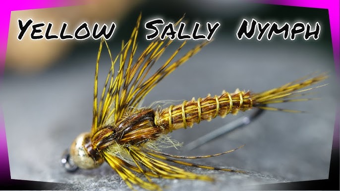 Juju Sally - Small Yellow Sally Stonefly Nymph Fly Tying