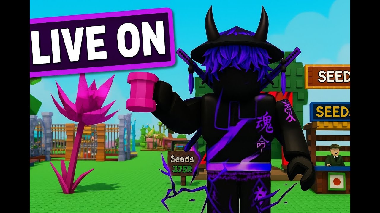 GROW A GARDEN E MUITO MAISSSS !! PETS DE GRAÇAA? VENHA VER