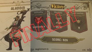 RAVENSWATCH ALADDIN NO DEATH RUN (NG 9) TANK WITH DASH PASSIVE 4 STACKS RIGHT CLICK BUILD