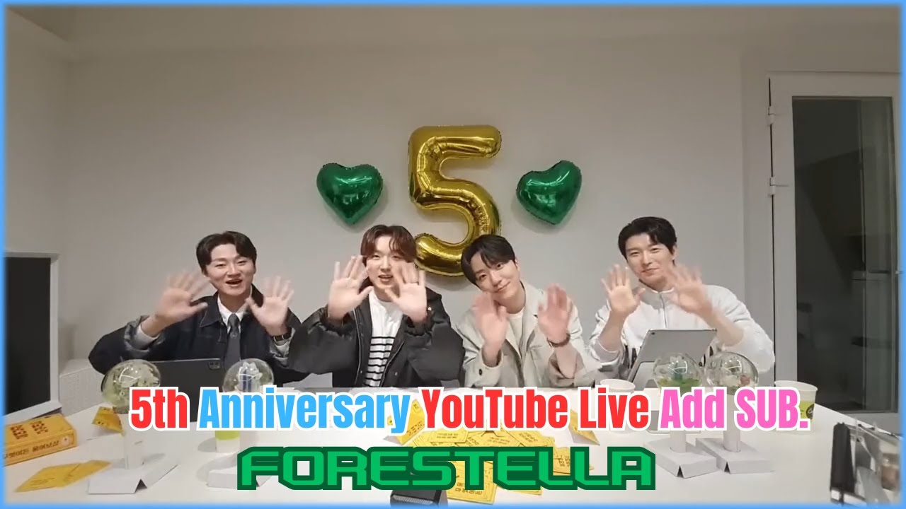 #FORESTELLA 5th anniversary YouTube live subtitles added - YouTube