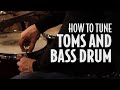 How To Tune Toms and a Bass Drum: Drum Lesson | Stanton Moore