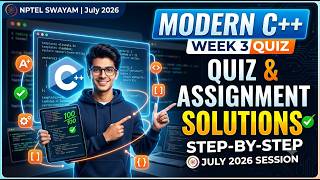 Details Programming In Modern C++ Week 3 Quiz Assignment Solution | NPTEL Swayam July 2026 July Session Update
