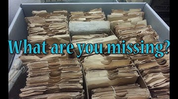 Backfile scanning & indexing