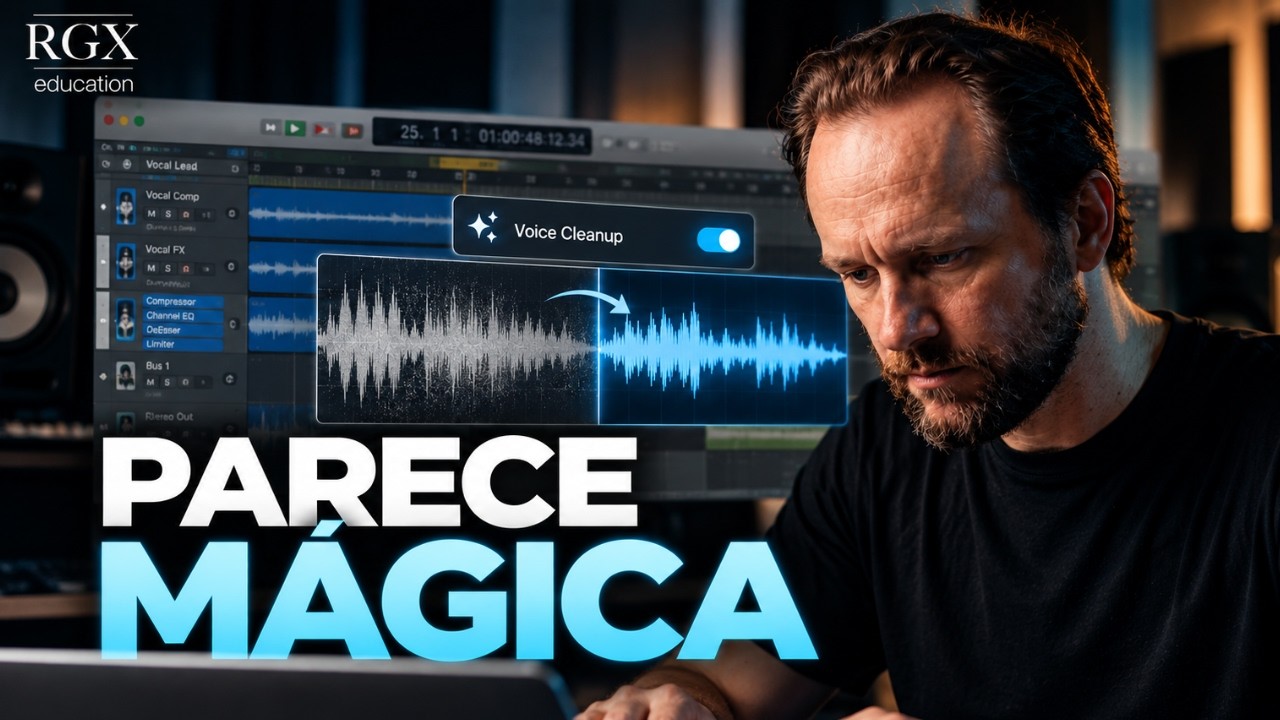 Limpando a Voz com IA no Logic