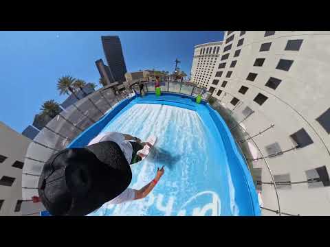 Nick Nguyen on the FlowRider at Planet Hollywood Resort Casino Las Vegas 2025