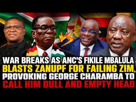 WAR  AS ANC'S MBALULA BLASTS ZANUPF FOR FAILING ZIM, PROVOKING CHARAMBA TO CALL HIM DULL & EMPTYHEAD
