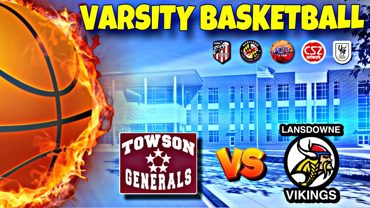 SNOW DOESN’T STOP US HOOPS Towson Generals vs Lansdowne Vikings | Varsity Basketball Highlights