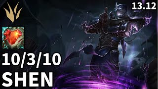 Shen Jungle vs Kindred - EUW Master | Patch 13.12