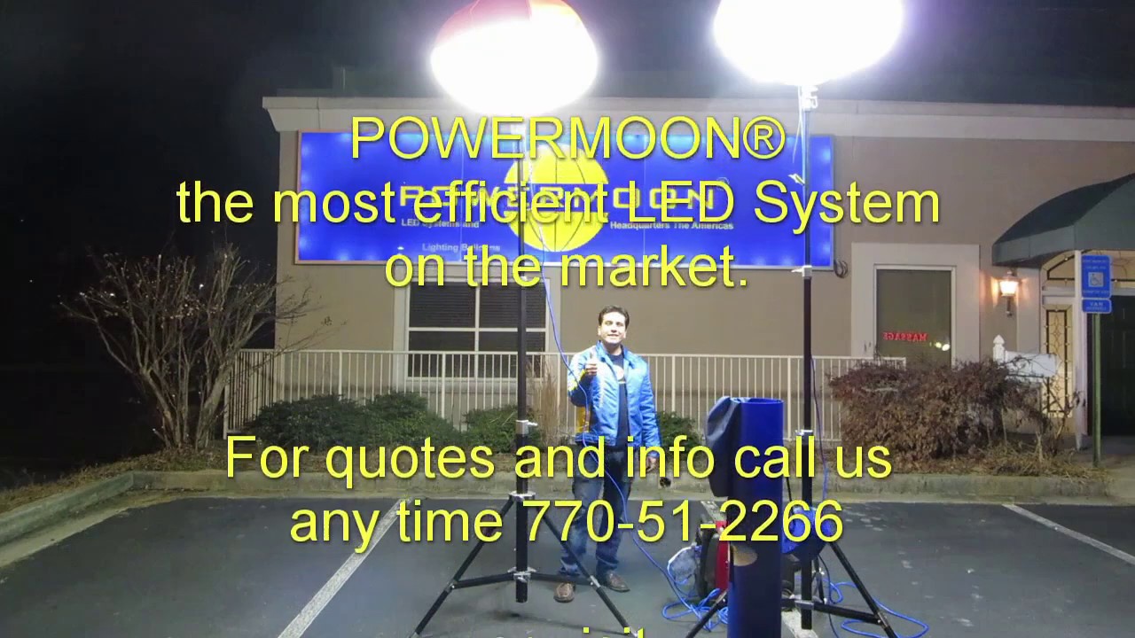 How to set up a POWERMOON® in 1 1/2 minutes.