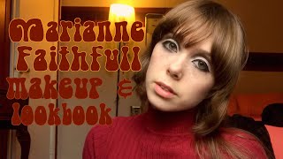 Marianne Faithfull Inspired Makeup & Lookbook | 1960s Style