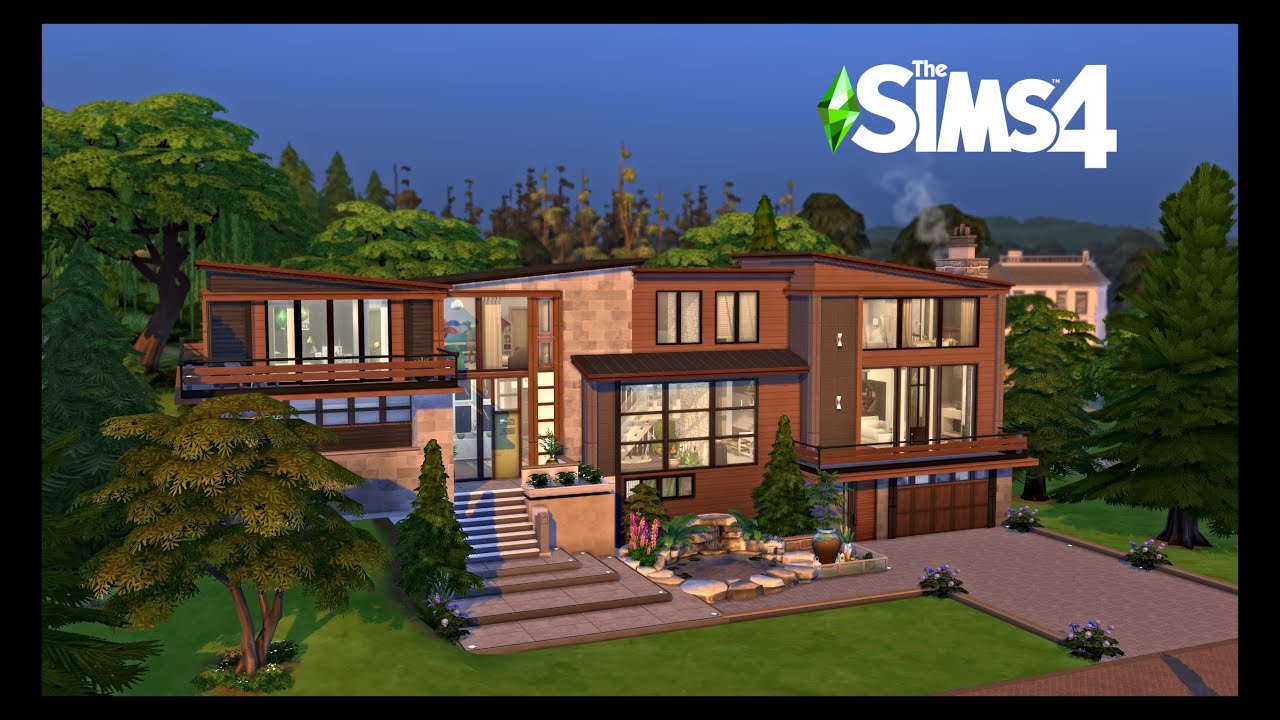 Luxury Family House | The Sims 4 | Stop Motion Build | No CC - YouTube