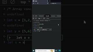 The Power of Fusion: Exploring Array Concatenation in JavaScript | #shortsvideo #viral