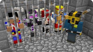 MASSI SE CONVIERTE EN POLICÍA Y ENCARCELA A SUS AMIGOS EN MINECRAFT ?