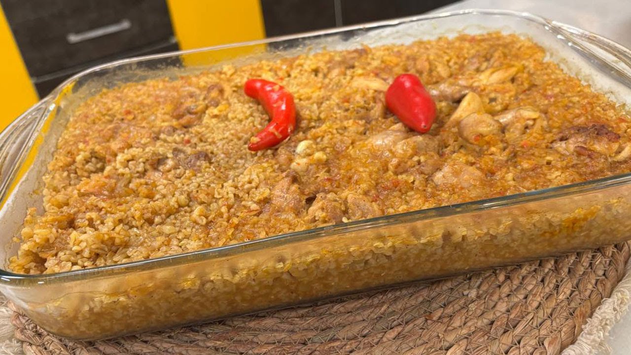 طريقة عمل طاجن فريك بالدجاج | العزومة مع الشيف فاطمة أبو حاتي