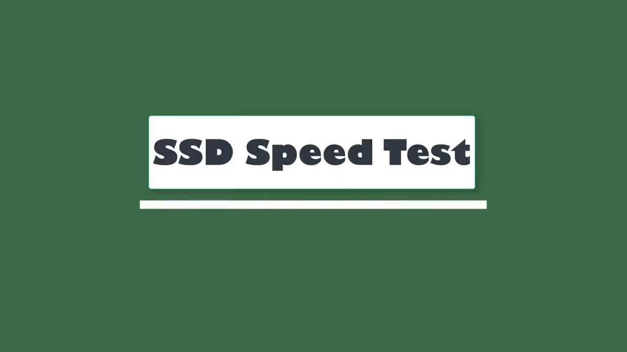 SSD VS HDD speed test YouTube