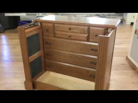 Qline Design Dresser With Secret Compartments Youtube