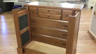 QLine Design Dresser with secret compartments