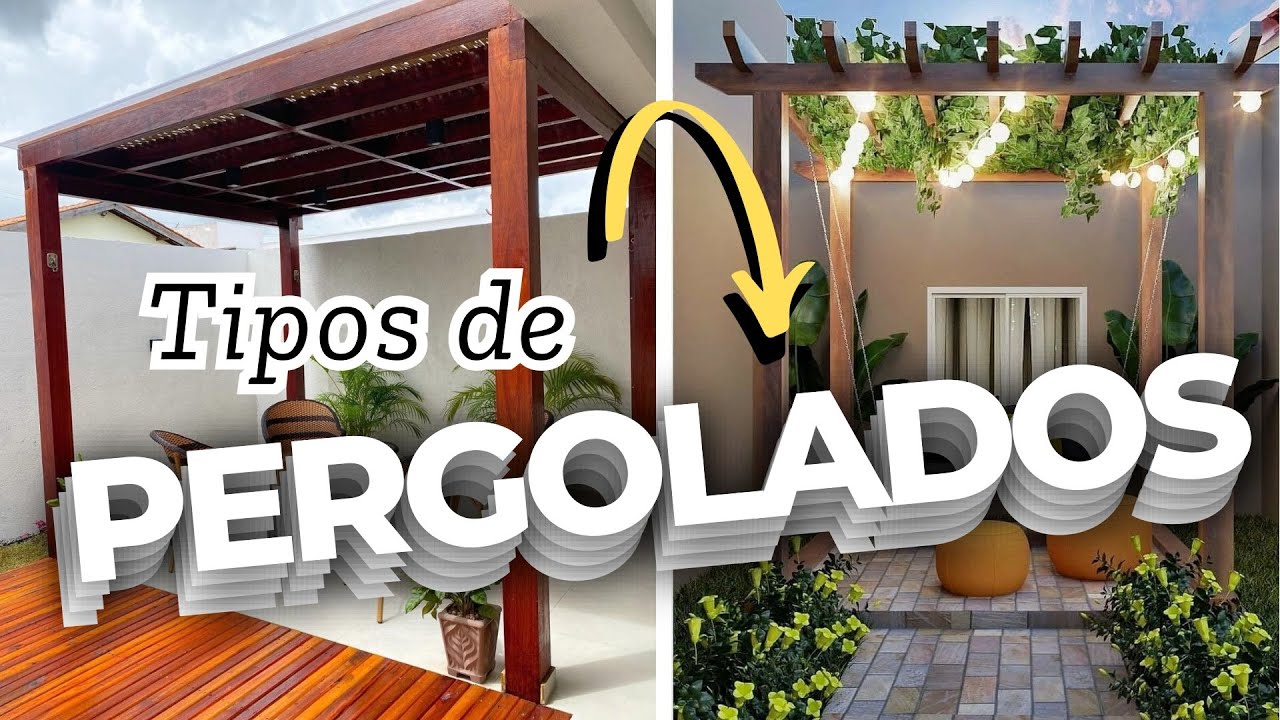 Tipos de PERGOLADOS para você 🫵 se inspirar!