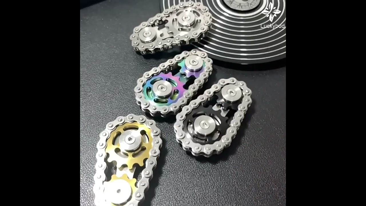 Precision Metal Spinner Sprocket Chain Fidget Toy The Ultimate Stress Relieving Tool