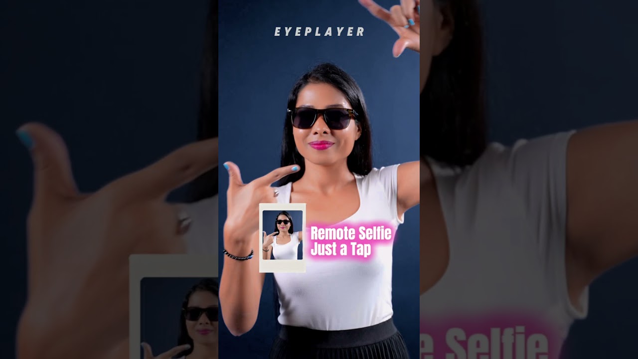 No buttons. No plugs. Just a tap. Eyeplayer smart eyewear