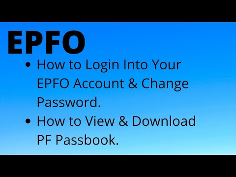 EPFO Login & Check EPFO Member Passbook 2020