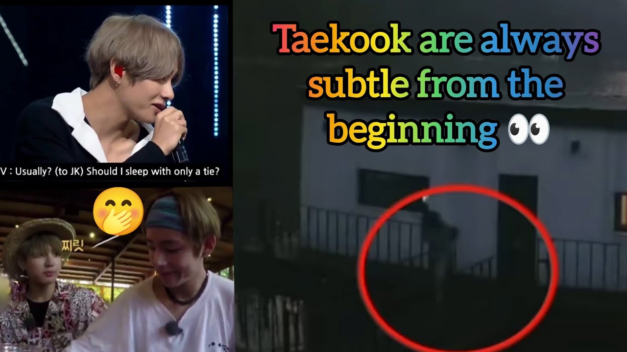 Taekook top 5 mysterious moment which you still do not know about or probably have forgotten