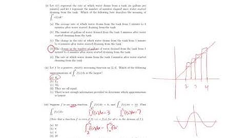 Calc 1 Exam 3 from SP18 Part 1