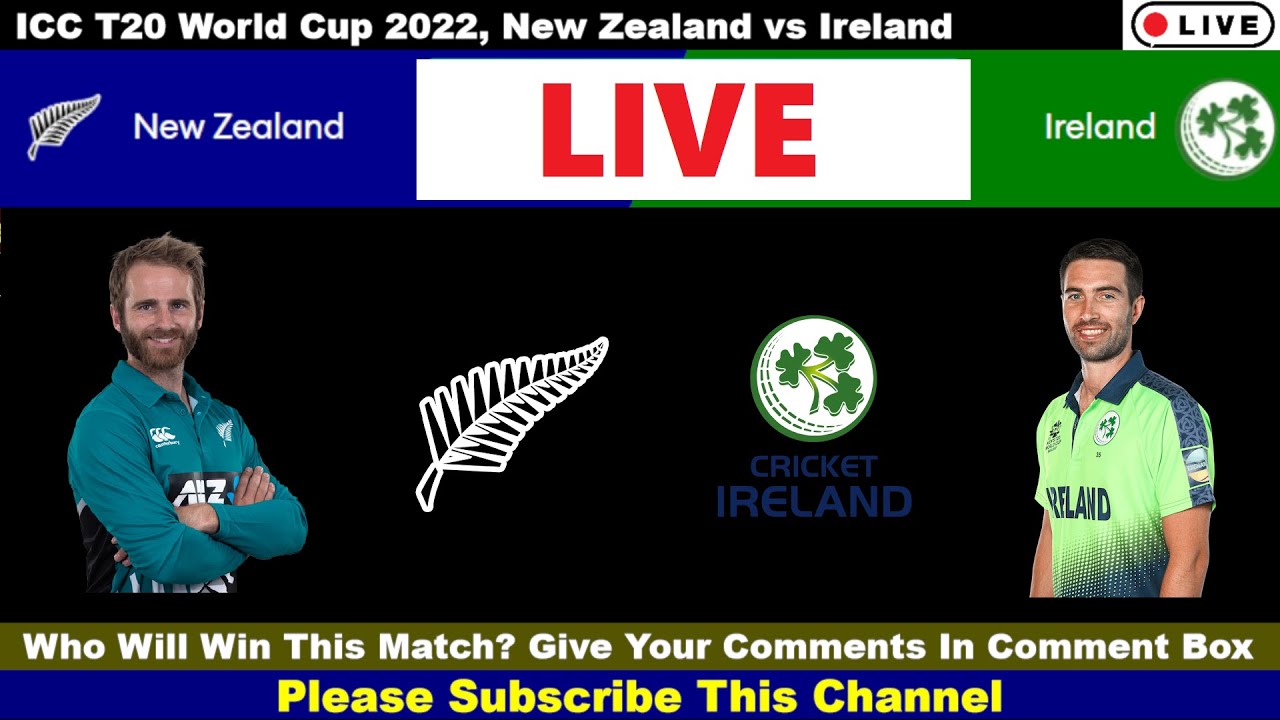 🔴 Live: NZ Vs IRE, T20 World Cup 2022 | Live Cricket Score | New ...