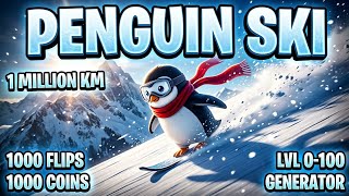 PENGUIN 🐧 SKIE 1 MILLION KM,1k slips,1k coins , lvl 0-100 screenshot 5