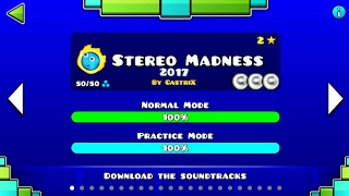 Stereo Madness 2017 (by CastriX) - Geometry Dash 2.1